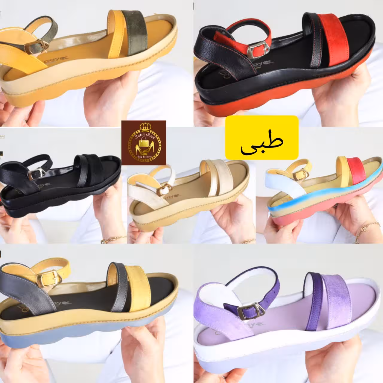 صندل طبی تابستانه زنانه اسپرت 558-1