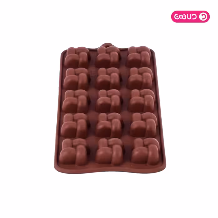 قالب سیلیکون ویژه شکلات بافت 12 خانه