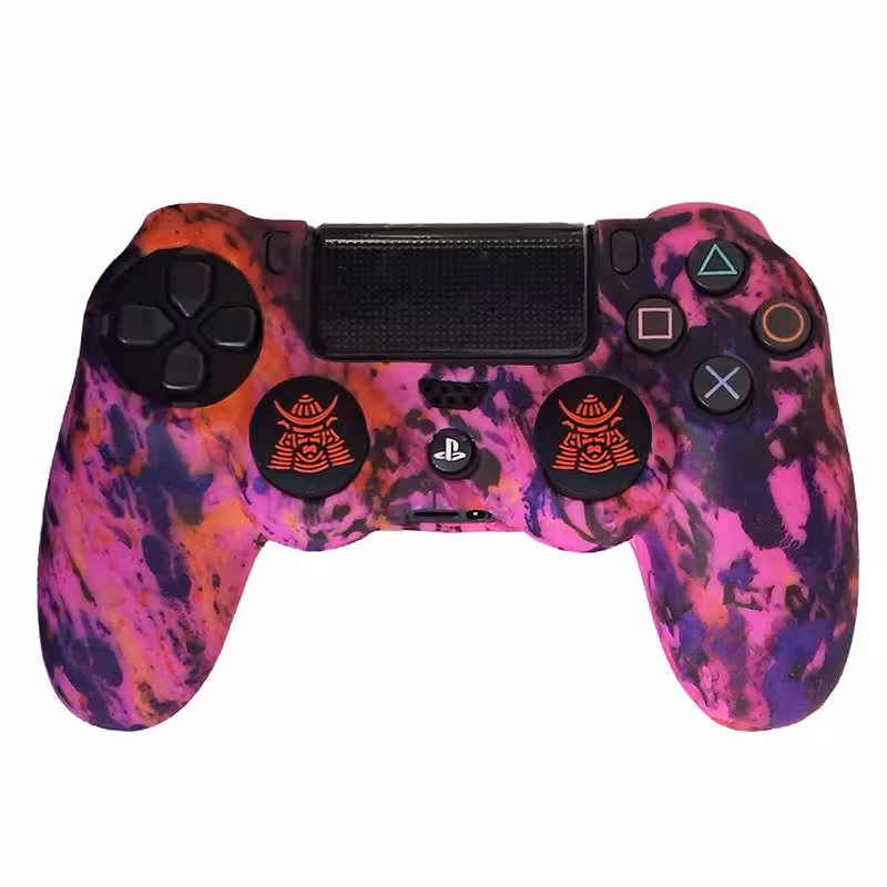 روکش دسته PS4 طرح رنگارنگ