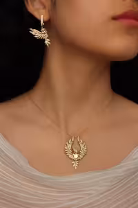 نیمست فرشته ایتالیایی مجلل جواهری کد 00570