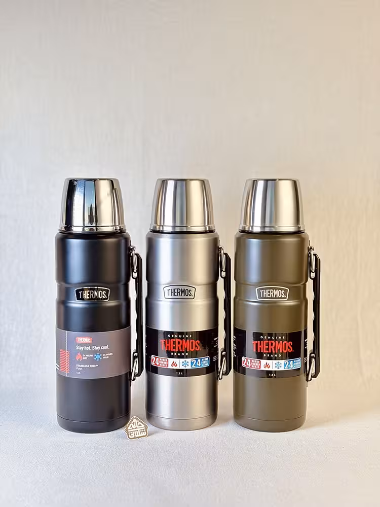 فلاسک 1/2 لیتر برند THERMOS دسته دار (آلمانی_ژاپنی) کد003026