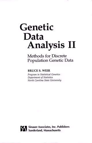 خرید و دانلود نسخه کامل کتاب Genetic Data Analysis II Methods for Discrete Population Genetic Data
