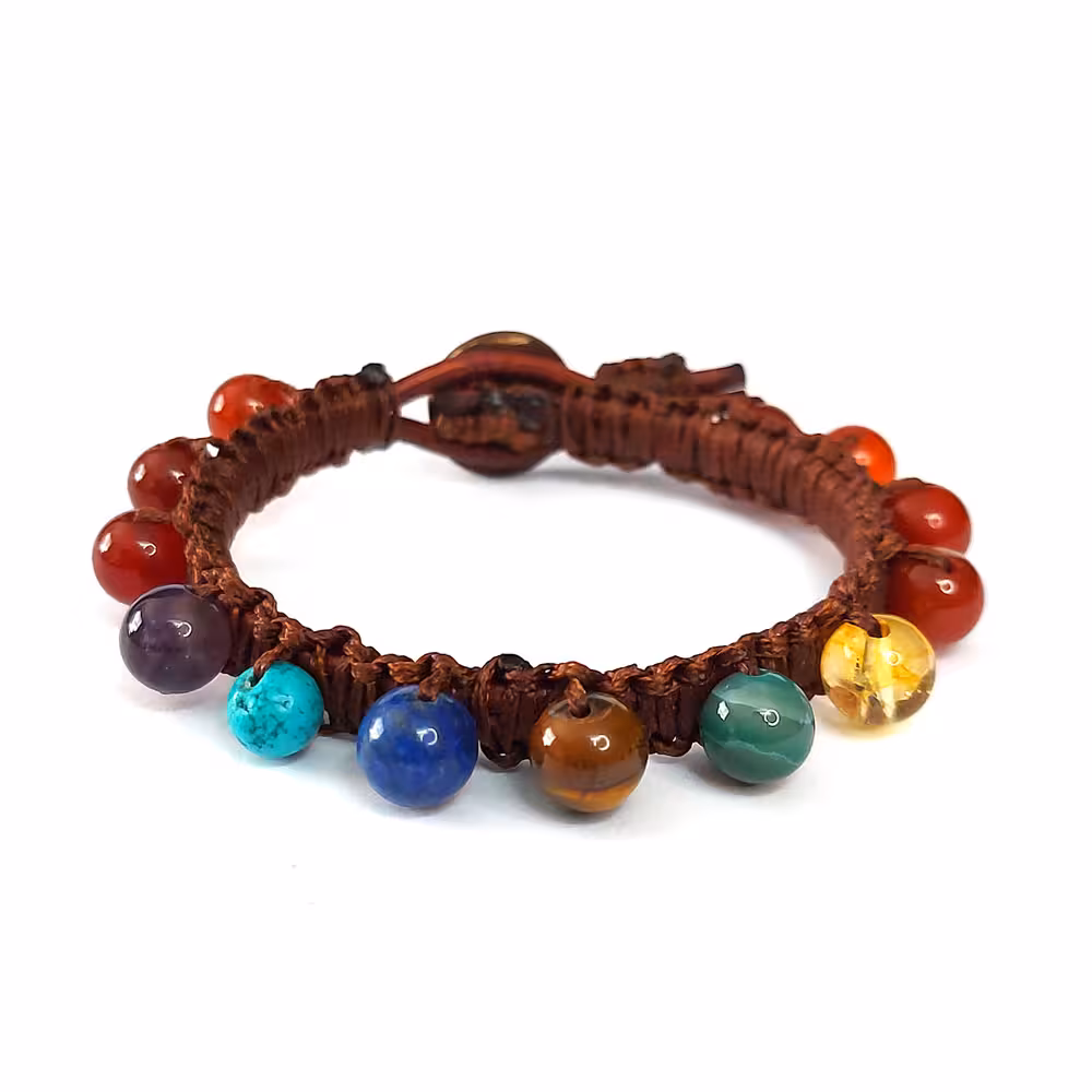 دستبند النگویی هفت سنگ کد310072