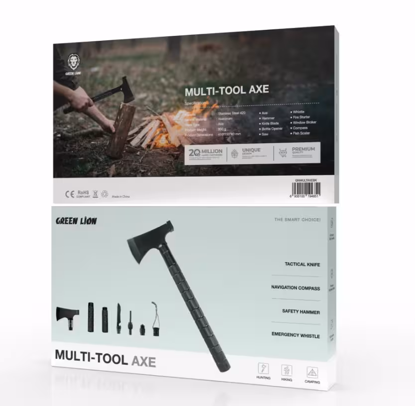 تبر چند ابزاره گرین لاین MULTI-TOOL AXE (فروش تک و عمده)
