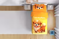 روتختی یک نفره آلوئه ورا لومانا 4تکه طرح Puppy