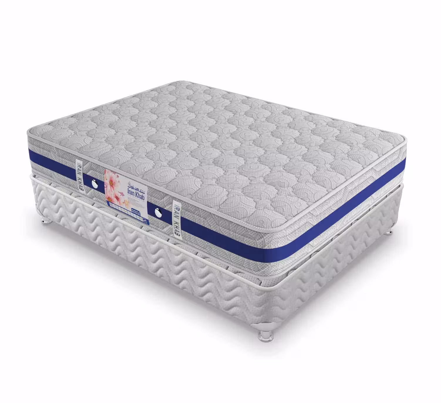 تشک یک نفره ایران خواب  مدل طبی فنری فومیکس سایز 90 در 200 سانتیمتر