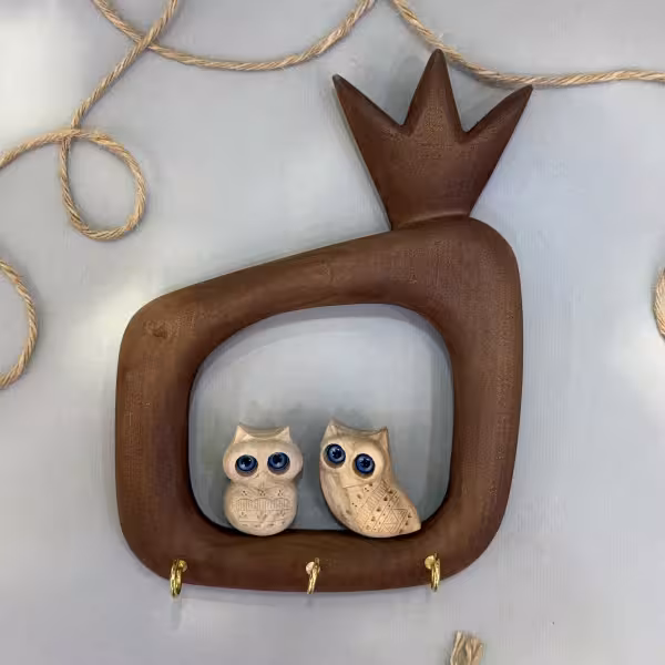 جاکلیدی بچه جغد جفتی طرح چهار