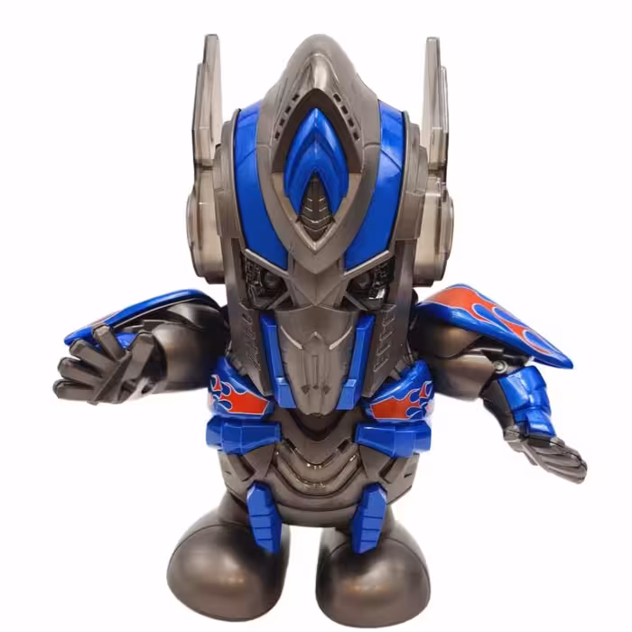 ربات مبارز آبی کد 166 سی 155 موزیکال چراغدار کد 304327 خارجی 00