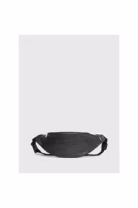 کیف کمری مشکی مردانه سیاه Monogram Soft Backbag38 AOP اورجینال Calvin Klein