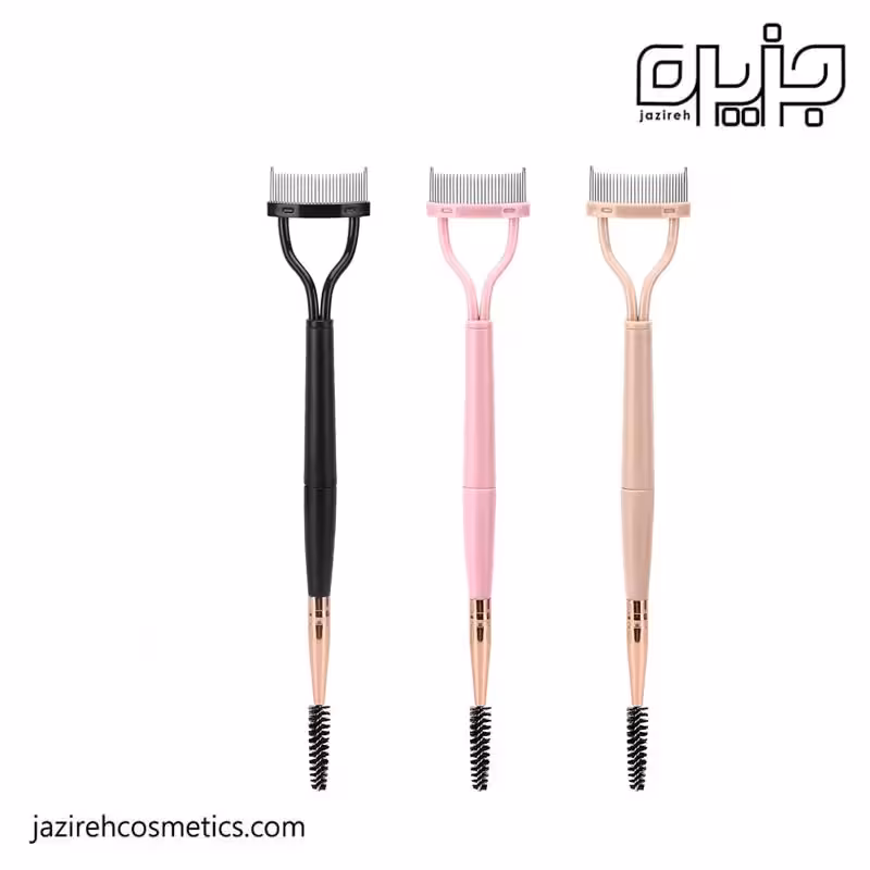 شانه مژه و برس ابرو دوطرفه