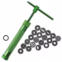 ابزار تزیین فوندانت مدل XOX طرح پیچی مجموعه 22 عددی