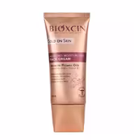 كرم مرطوب كننده و شفاف كننده بيوكسين Bioxcin مدل Gold On Skin حجم 50 ميلی لیتر