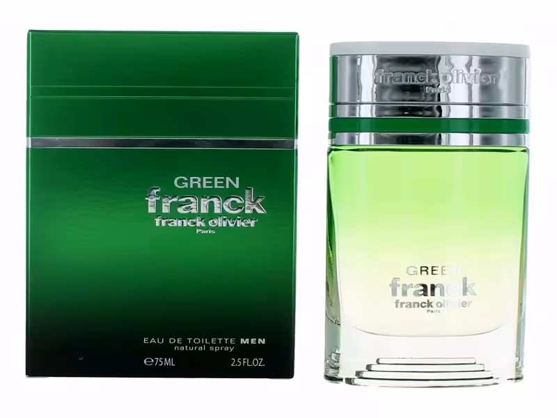 ادکلن مردانه فرانک الیور فرانک گرین (سبز) ادو تویلت Franck Olivier Franck Green EDT
