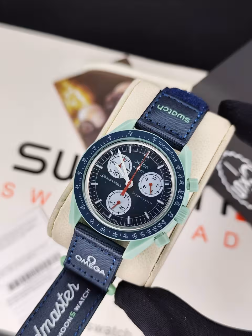 ساعت مچی امگا سواچ مدل ماموریت کره زمین Omega Swatch Mission On Earth2024