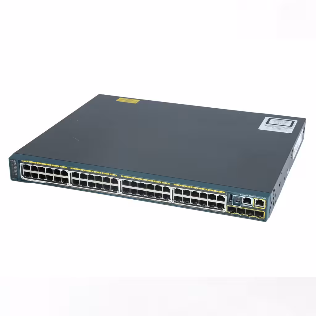 قیمت و خرید سوییچ 48 پورت PoE با 4 پورت SFP سیسکو مدل WS-C2960S-48FPS-L | نت ران
