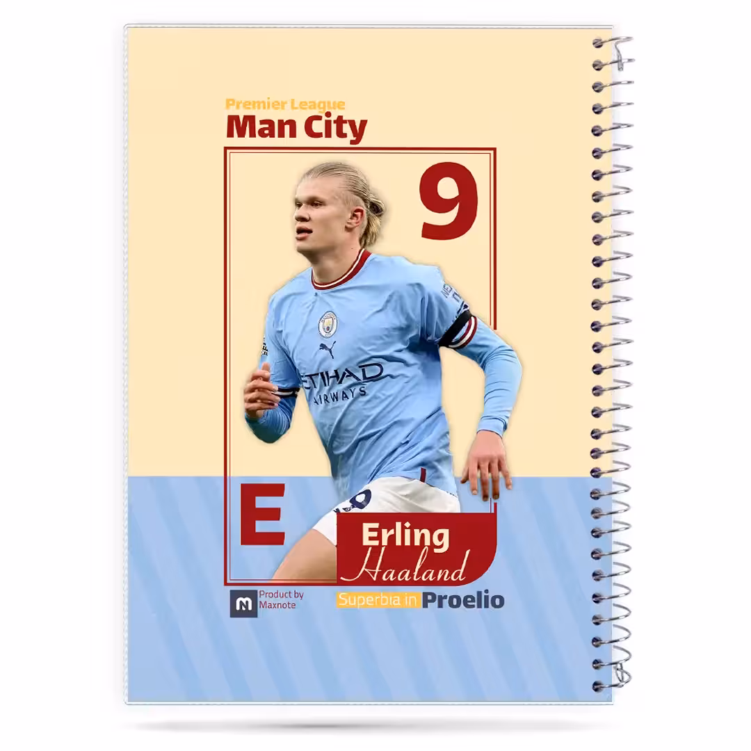 دفتر 100 برگ سیمی طلقی فوتبالی کد 9182.طرح 8