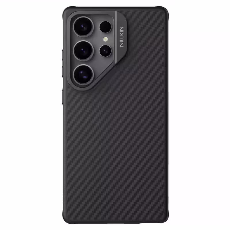 کاور گوشی سامسونگ Galaxy S25 Ultra نیلکین مدل CarboProp Magnetic MagSafe Frame version
