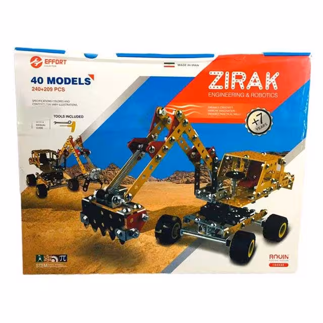 بازی ساختنی های فلزی زیرک 40 مدل