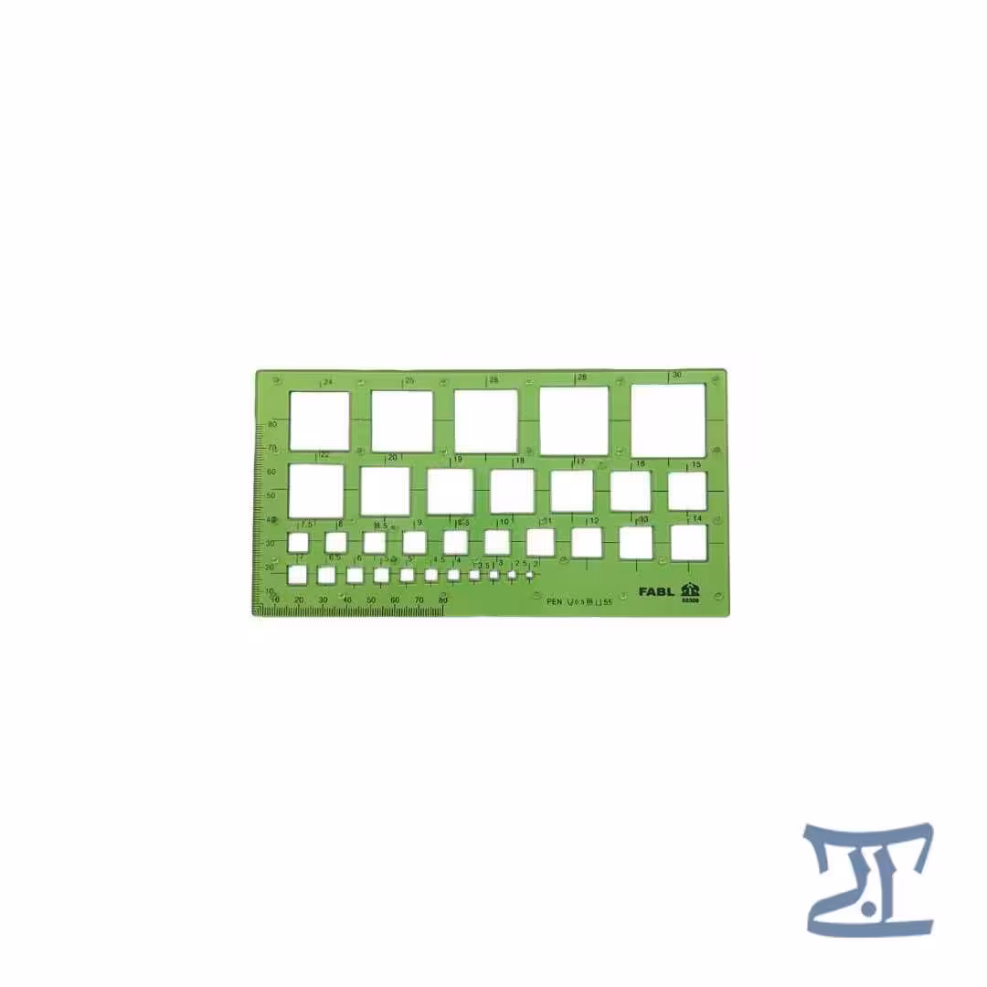 شابلون مربع فابل | مرکز فرهنگی آبی