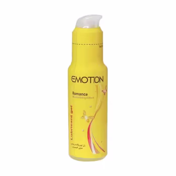 ژل زرد روان کننده ایموشن 75 میلی لیتر / Emotion Romance Lubricant Yellow Gel For women 75 ml
