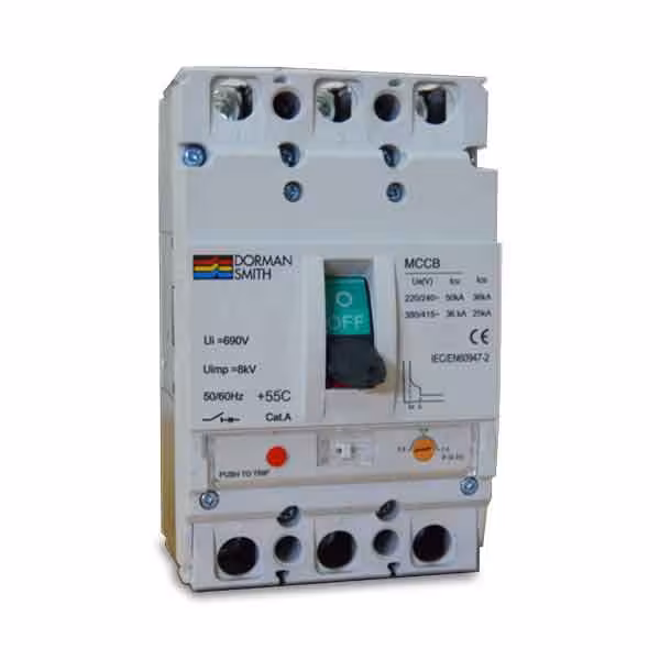 کلید اتوماتیک کامپکت حرارتی – مغناطیسی (غیر قابل تنظیم) 3 پل 400 آمپر LM5J3P400TF دورمن اسمیت