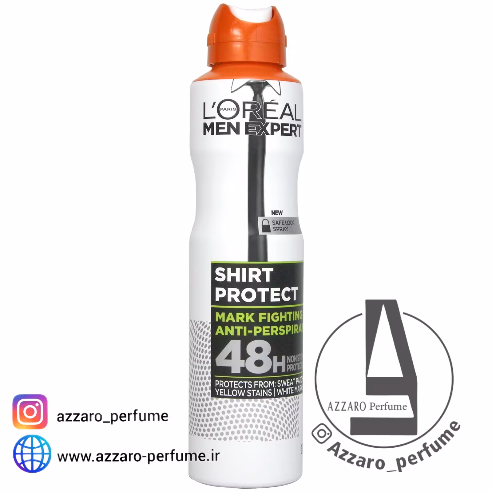 اسپری ضدتعریق لورال (اورآل) مدل Shirt Protect Antiperspirant حجم 250 میلی لیتر