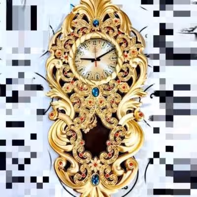 ساعت دیواری طرح سلطنتی کد109