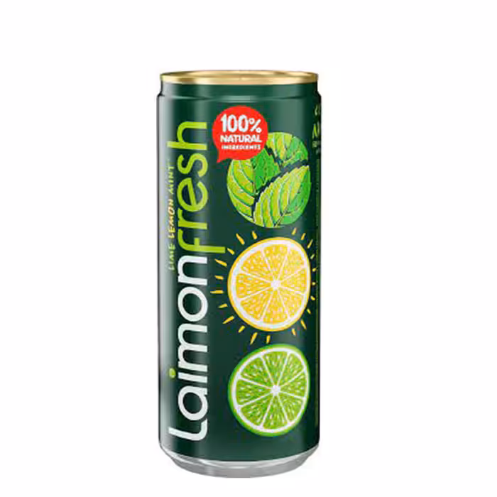 نوشیدنی گازدار Laimon fresh لایمون فرش با طعم موهیتو 330 میل
