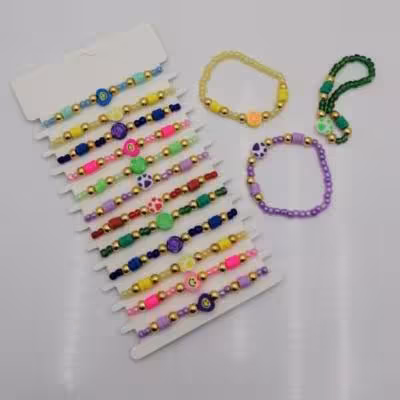 دستبند فیمو مونجوق رنگی کشی