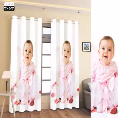 پرده تصویری طرح نوزاد