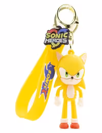 جاکلیدی سیلیکونی فانتزی طرح سونیک هیروز زرد