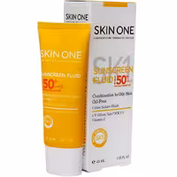 فلوئید ضد آفتاب SPF50 فاقد چربی اسکین وان