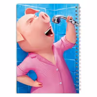 دفتر مشق کارتون آواز