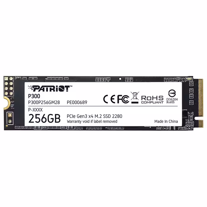 حافظه اس اس دی پاتریوت P300 NVMe M.2 ظرفیت 256 گیگابایت
