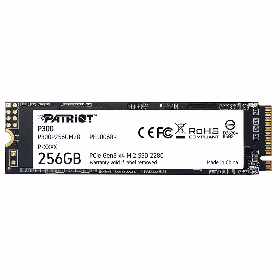 حافظه اس اس دی پاتریوت P300 NVMe M.2 ظرفیت 256 گیگابایت