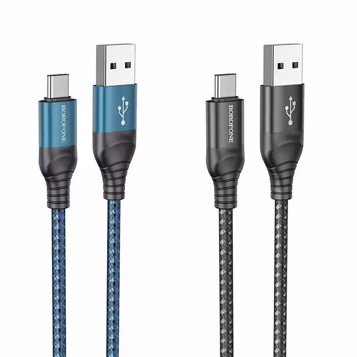 کابل شارژ USB-A به USB-C بروفون مدل BX56 طول 1 متر
