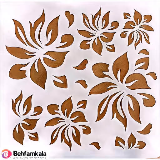 شابلون استنسیل 15*15 کد R103