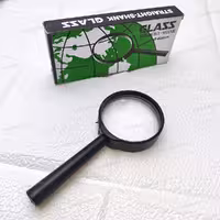 ذره بین سایز straight shank glass 40mm