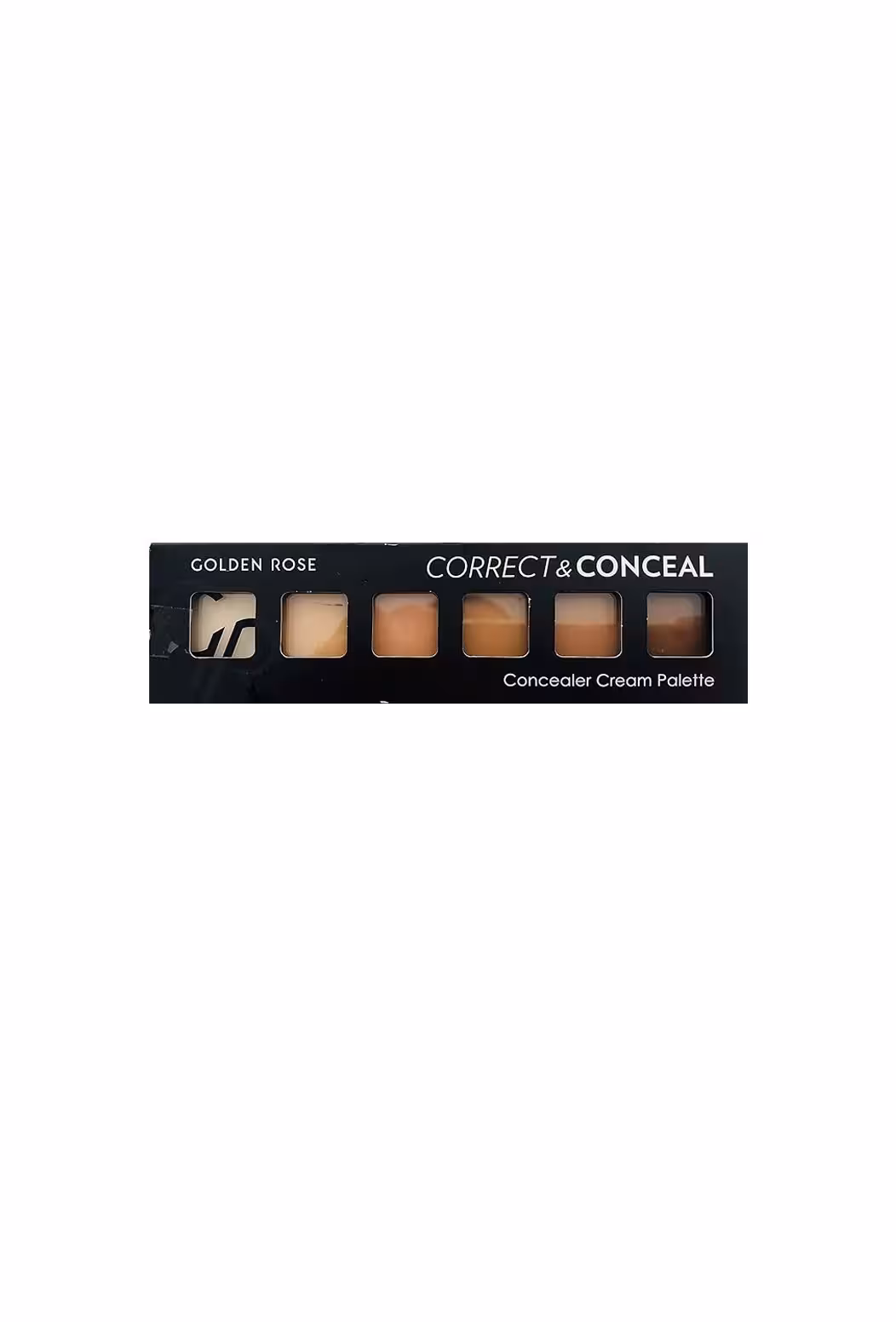 پالت کانسیلر گلدن رز GR مدل CORRECT & CONCEAL شماره 02 رنگ MEDIUM TO DARK
