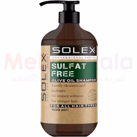 شامپو بدون سولفات سولکس مدل Olive Oil حجم 1000 میلی لیتر