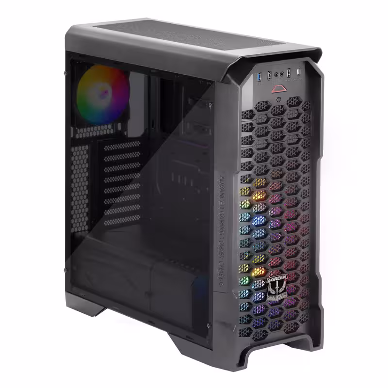 کیس کامپیوتر گرین مدل Striker FRGB