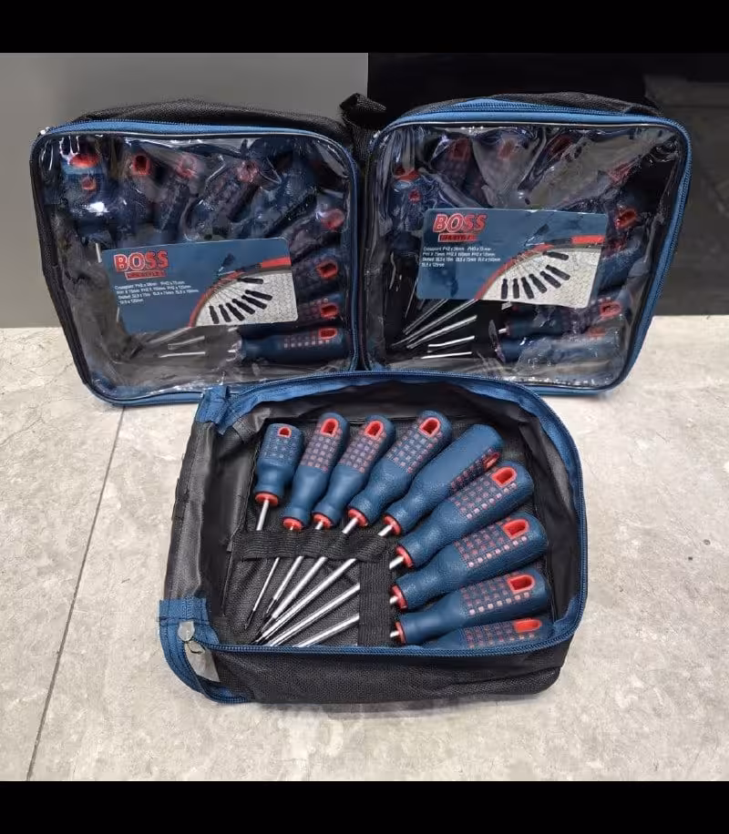 مجموعه 9 عددی پیچ گوشتی دستی باس مدل BS9