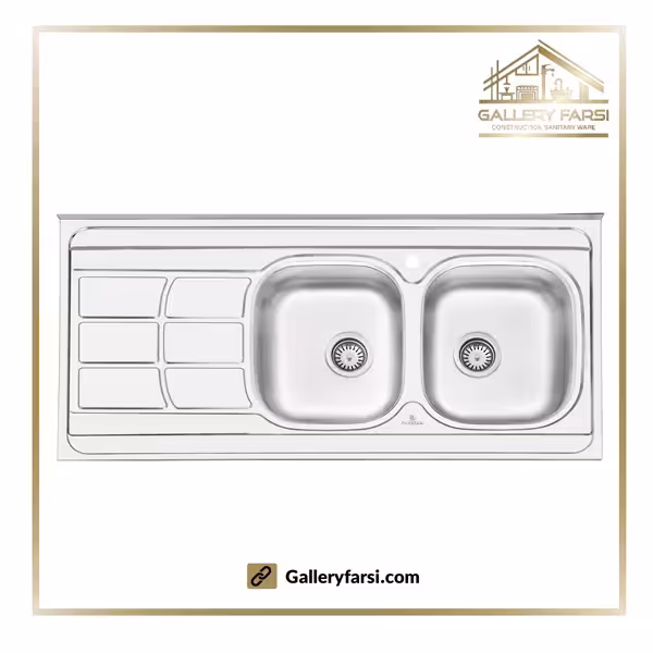 سینک استیل پرنیان استیل روکار مدل PS2109