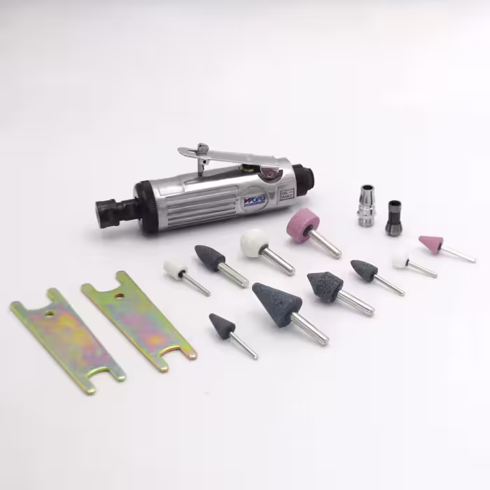 کیت فرز انگشتی بادی ووفو مدل YP-WF-005 مجموعه 16 عددی