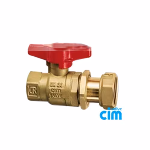 شیر توپی پشت کنتوری 204RB سیم ایتالیا سایز 1*1