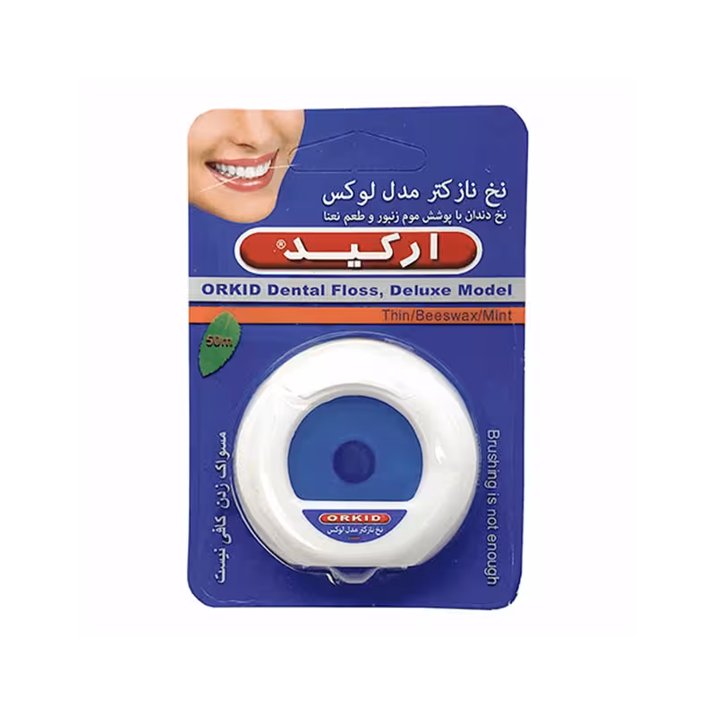 نخ دندان نازکتر مدل لوکس ارکید 50 متری