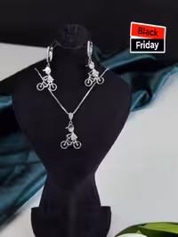 نیمست جواهری نقره کد 00597