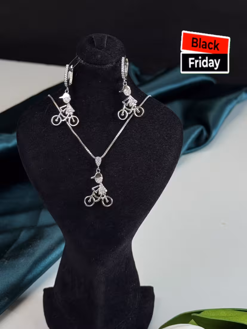 نیمست جواهری نقره کد 00597