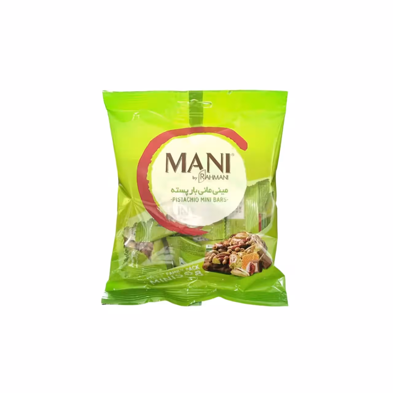 مینی بار پسته مانی – بسته 8 عددی