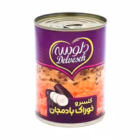 کنسرو خوراک بادمجان دلوسه 380 گرمی